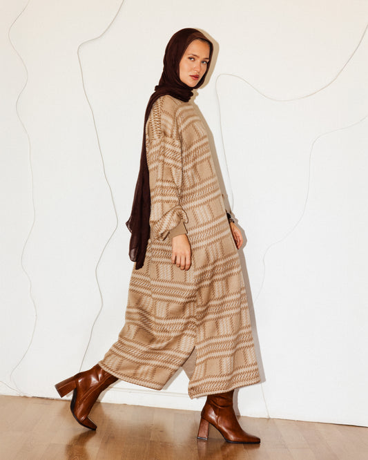 SOFT GRACE DRESS - BEIGE