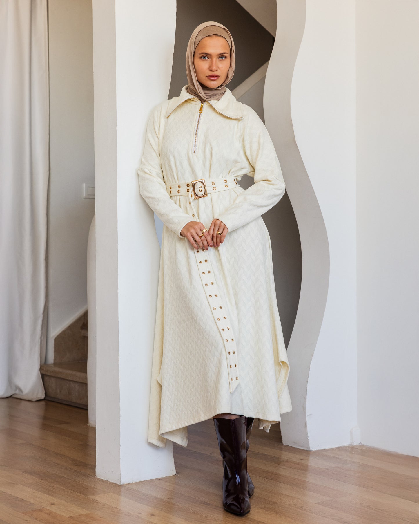 GOLDEN EYELITE DRESS