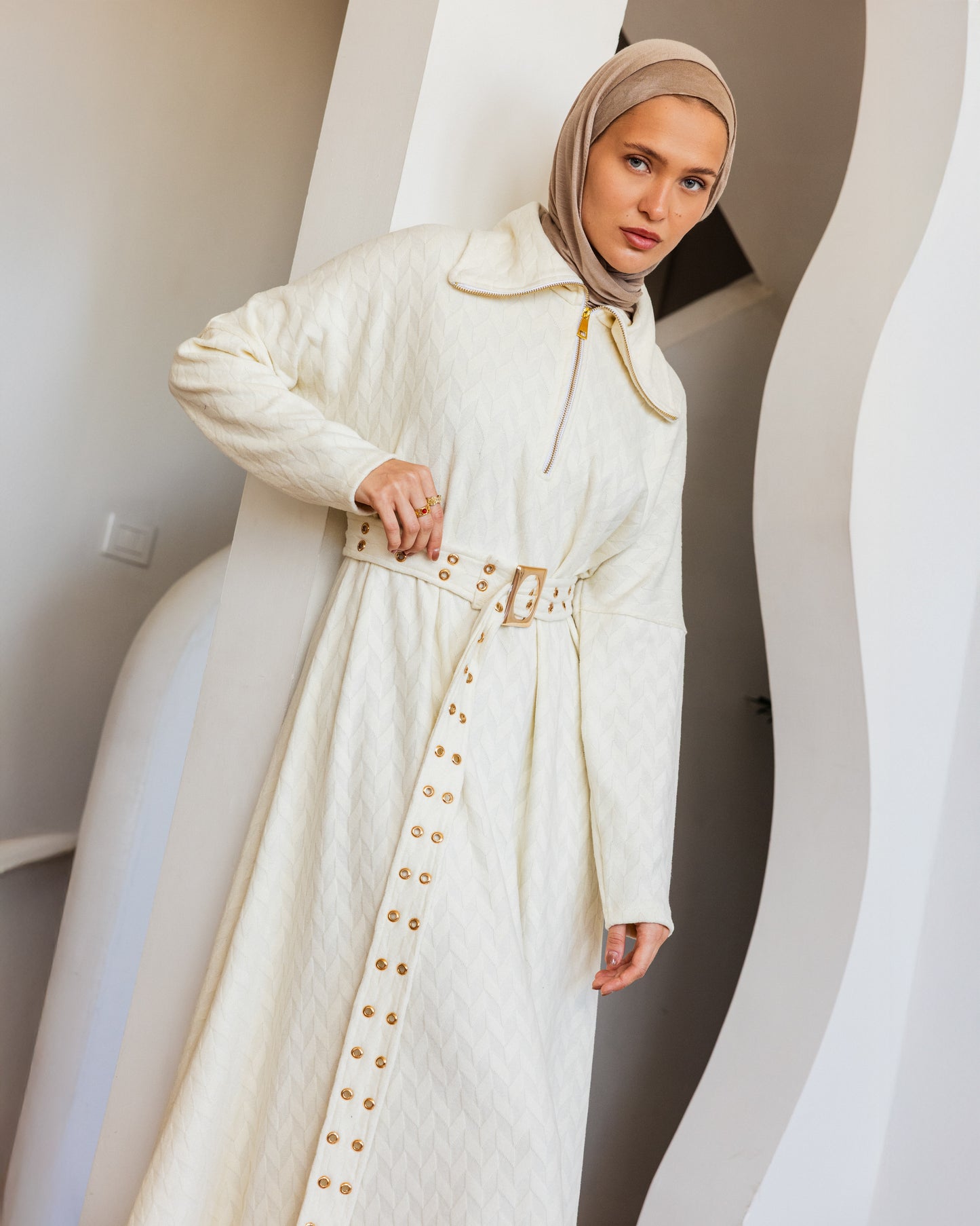 GOLDEN EYELITE DRESS