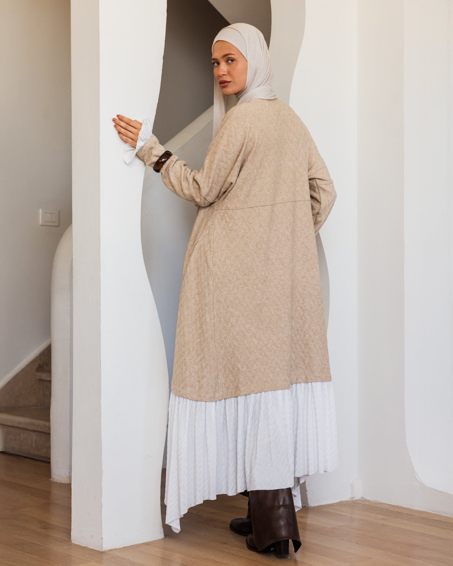 KAYAN DRESS - BEIGE