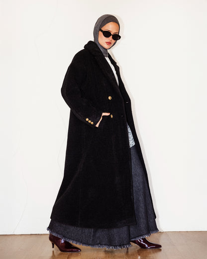 LIMITED EDITION SOFT COAT - BLACK