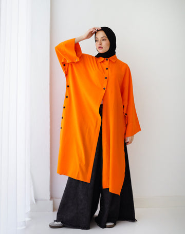 LONG CAPSULE SHIRT ORANGE