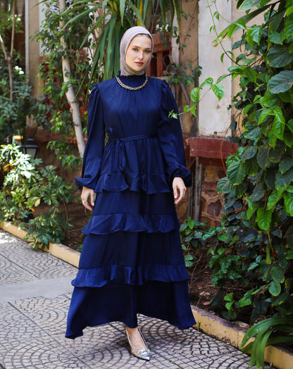 MAXI SATIN DRESS