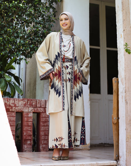 PRINTED-LINEN SET