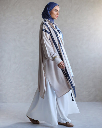 DENIM TOUCH LINEN SHIRT