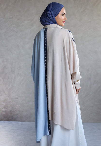 DENIM TOUCH LINEN SHIRT