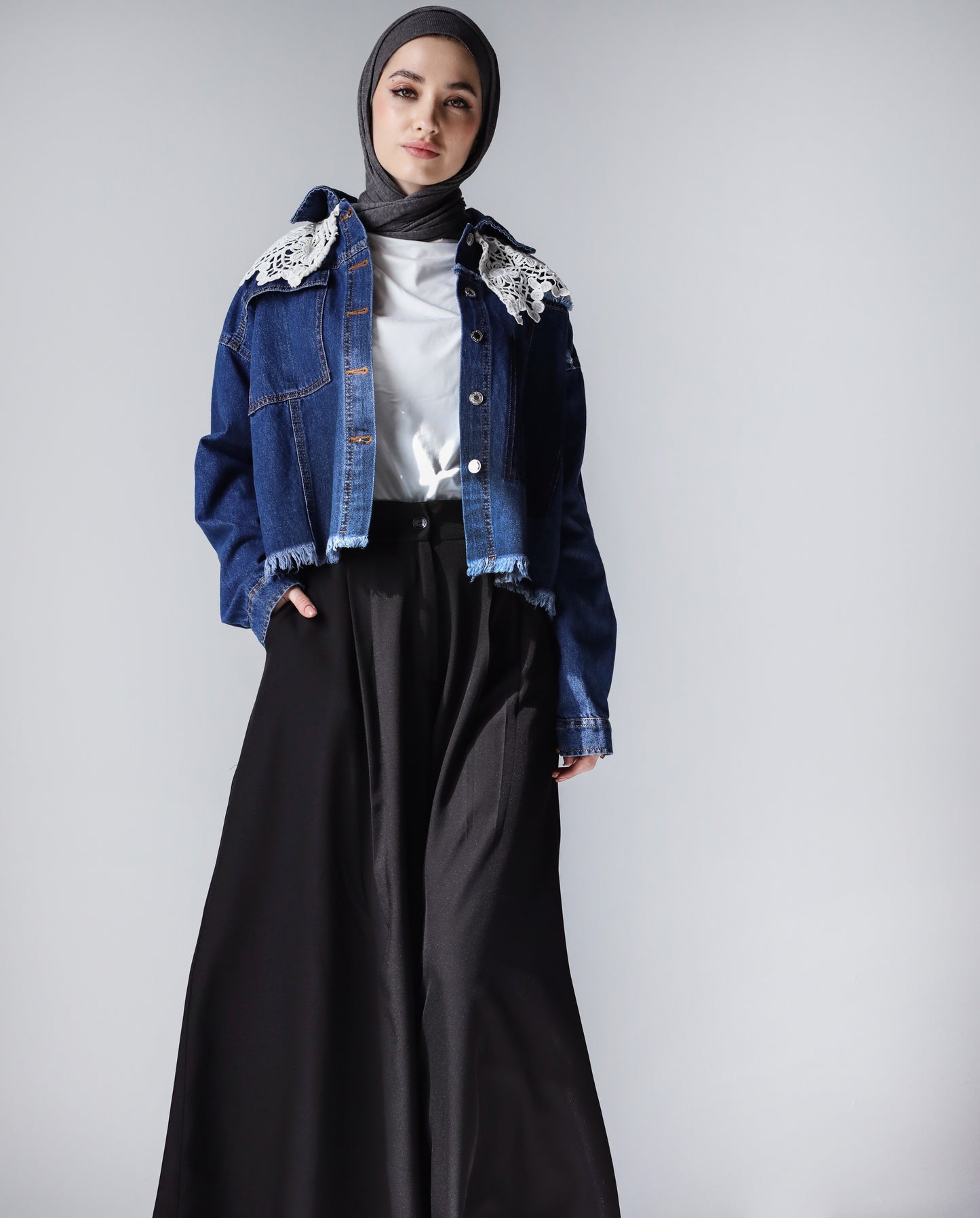 PLAIN CLASSIC PANTS-BLACK
