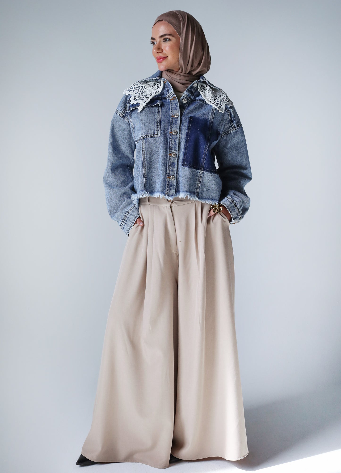 PLAIN CLASSIC PANTS - BEIGE