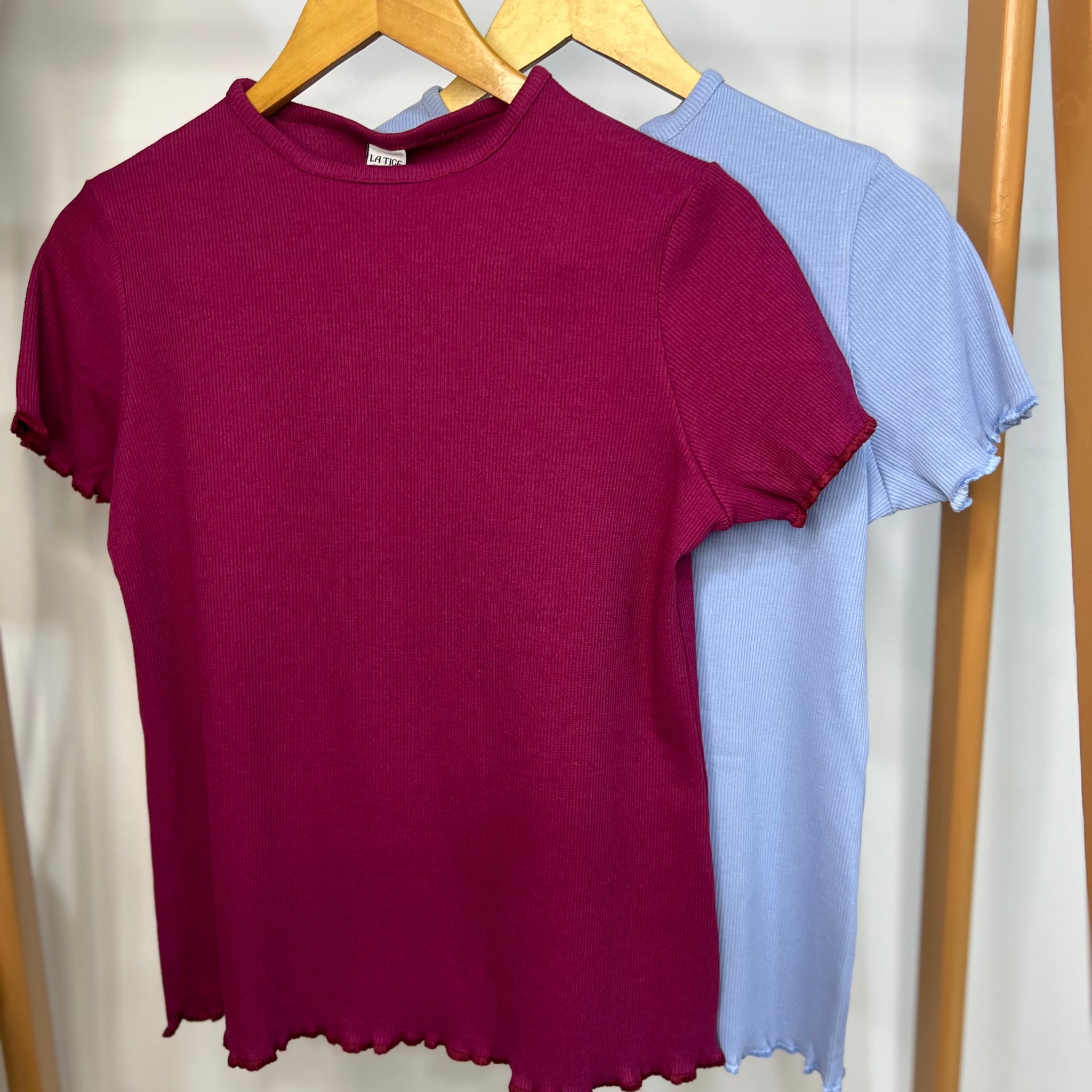 COTTON RIBED BASIC TOP