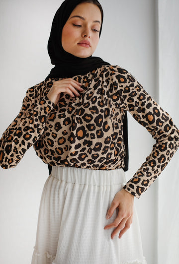 LEOPARD COTTON TOP