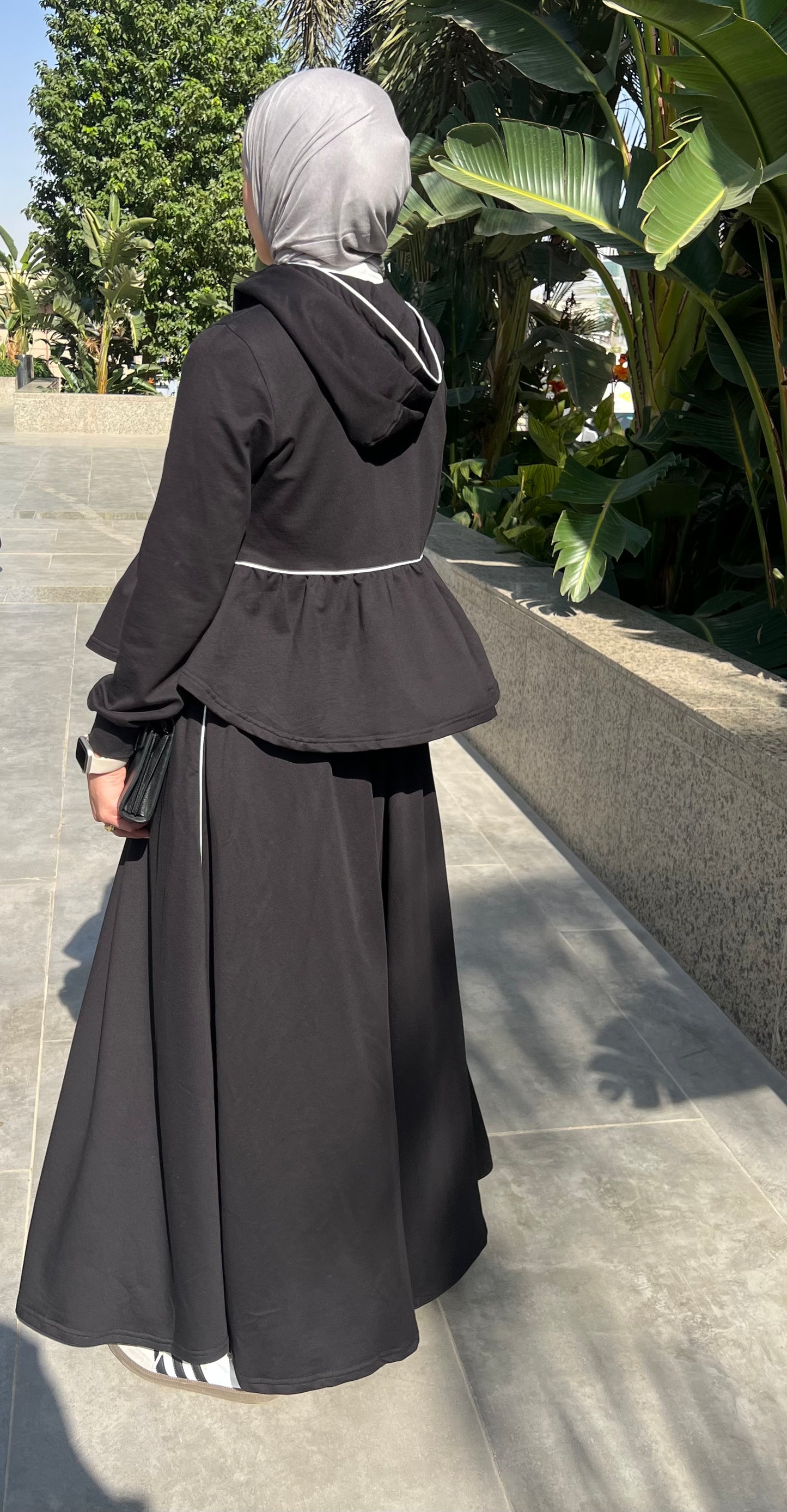 DANA SKIRT SET-BLACK
