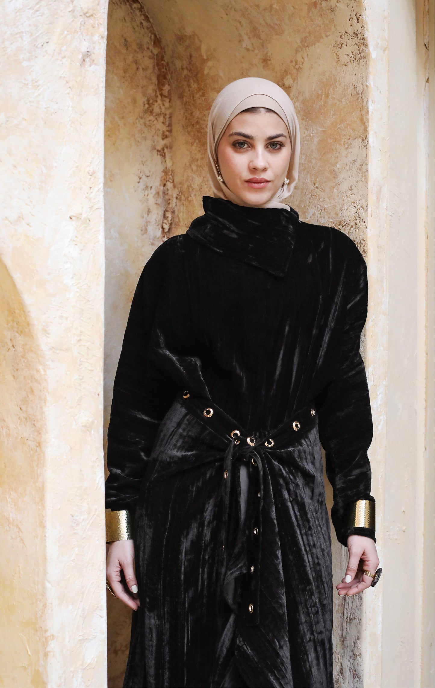 HILAL JUMPSUIT SET - BLACK