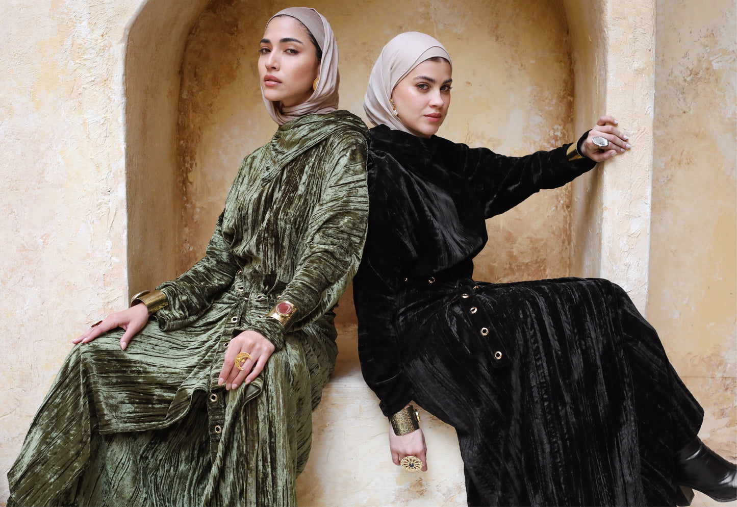 HILAL JUMPSUIT SET-OLIVE