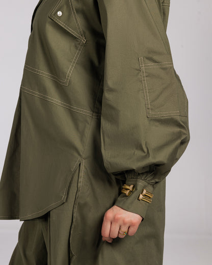NASMA SHIRT-OLIVE
