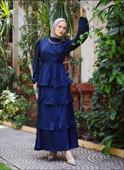 MAXI SATIN DRESS