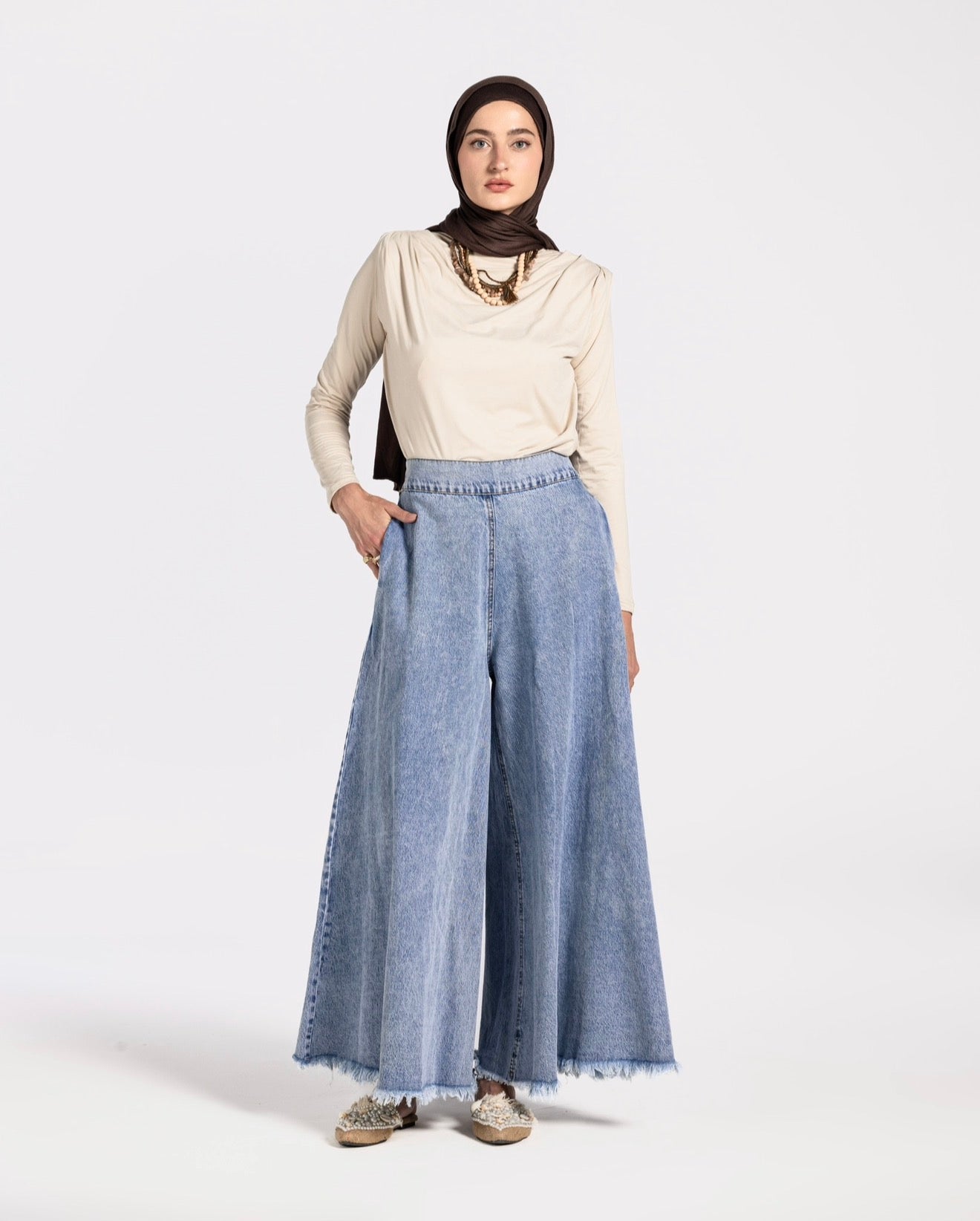 WIDE LEG JEANS
