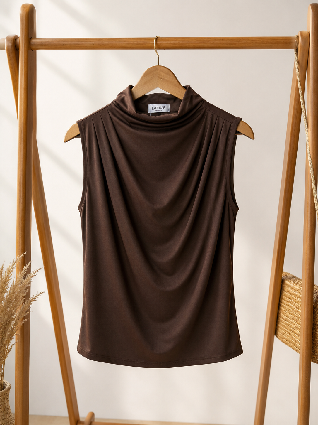DRAPED BASIC TOP