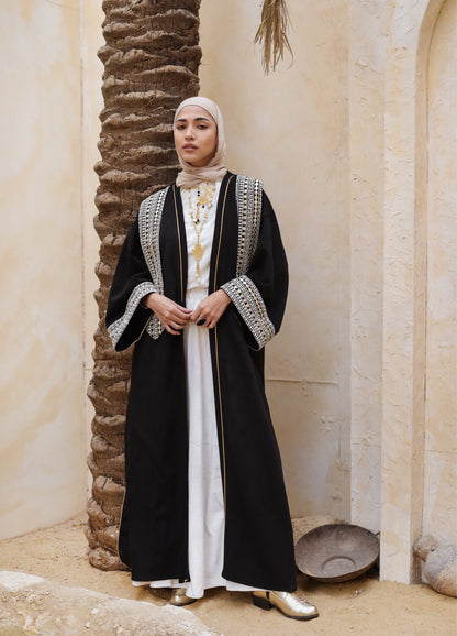 LAYALI KAFTAN-BLACK