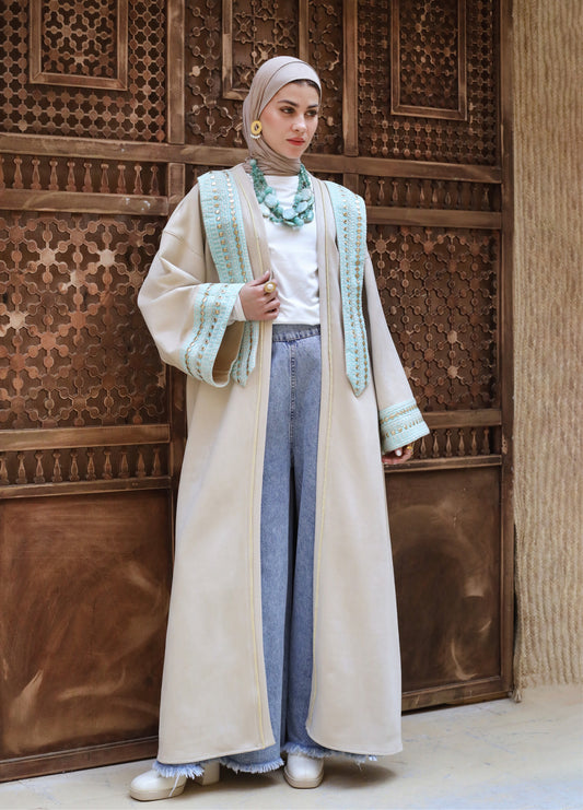 LAYALI KAFTAN-BEIGE