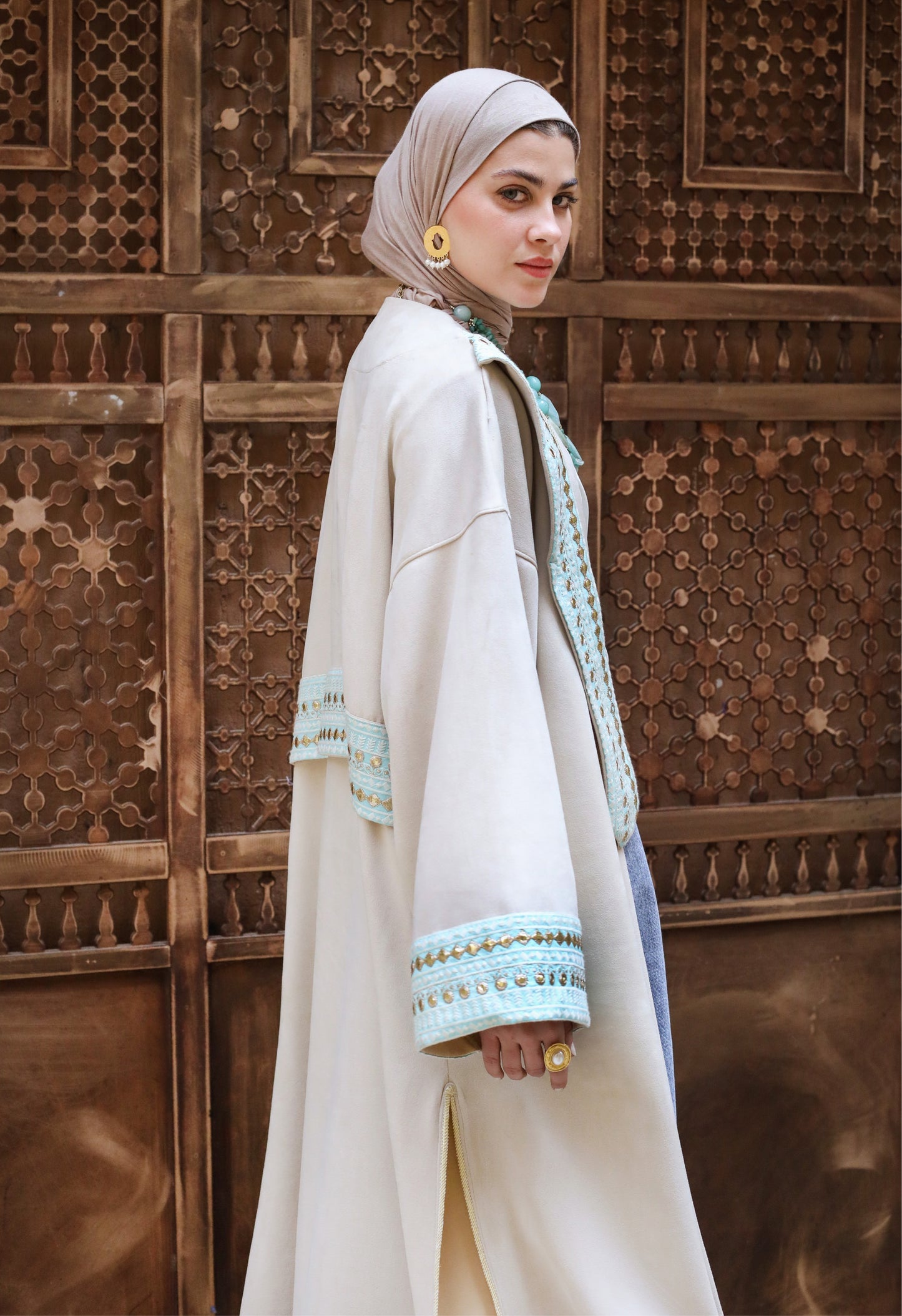 LAYALI KAFTAN-BEIGE