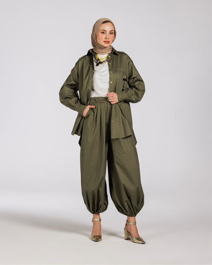 NASMA SHIRT-OLIVE