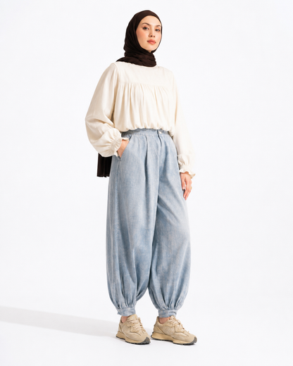 BALLON DENIM PANTS