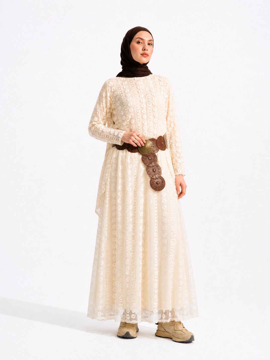 CROCHET FULLY LINED SKIRT