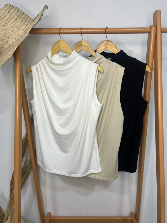 DRAPED BASIC TOP